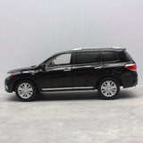 [OEM] 1:18 Toyota 2012 Highlander Black Model Car Die-Cast