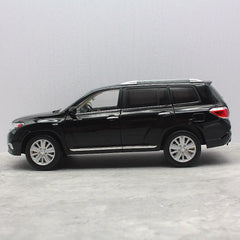 [OEM] 1:18 Toyota 2012 Highlander nero modellino di auto Die-Cast