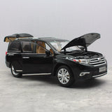 [OEM] 1:18 Toyota 2012 Highlander Black Model Car Die-Cast