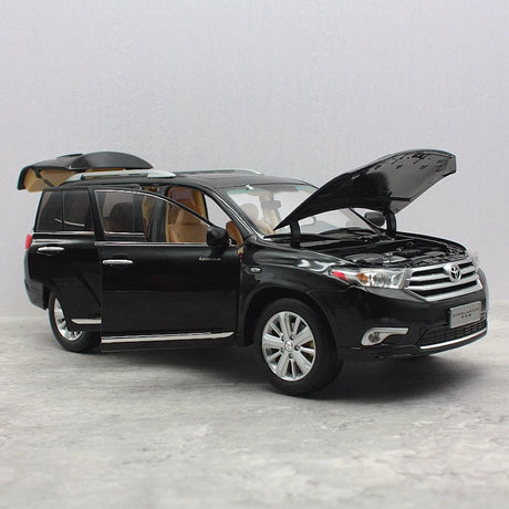 [OEM] 1:18 Toyota 2012 Highlander Black Model Car Die-Cast