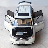 [OEM] 1:18 Toyota 2012 Highlander White Model Car Die-Cast