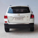 [OEM] 1:18 Toyota 2012 Highlander White Model Car Die-Cast