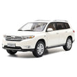 [OEM] 1:18 Toyota 2012 Highlander White Model Car Die-Cast