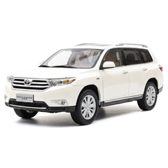 [OEM] 1:18 Toyota 2012 Highlander White Model Car Die-Cast