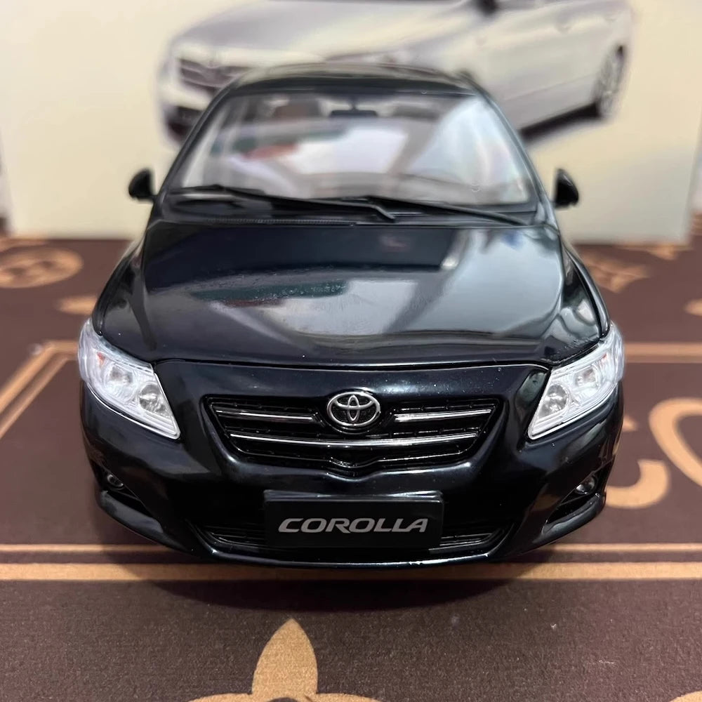 [OEM] 1:18 Toyota 2014 Corolla 10th Black Model Car Die-Cast
