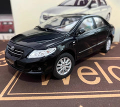 [OEM] 1:18 Toyota 2014 Corolla 10th Black Model Car Die-Cast