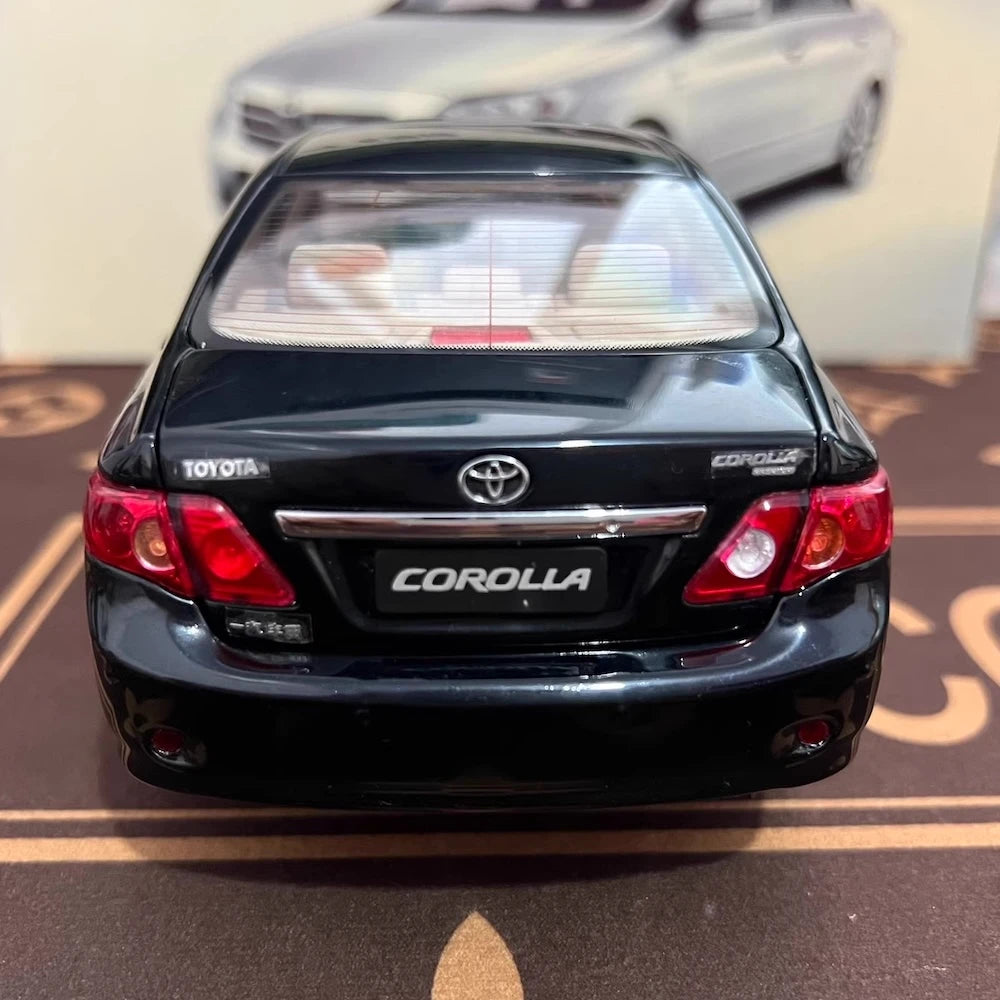 [OEM] 1:18 Toyota 2014 Corolla 10th Black Model Car Die-Cast