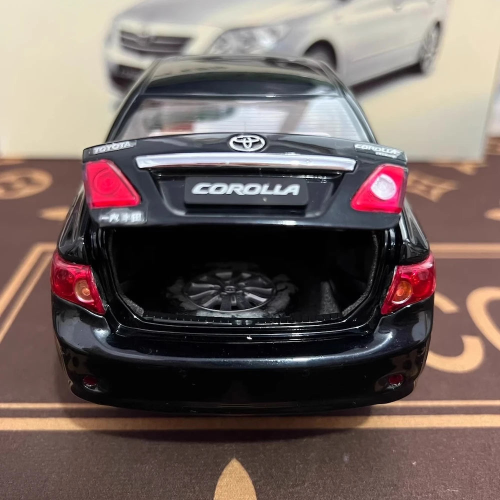 [OEM] 1:18 Toyota 2014 Corolla 10th Black Model Car Die-Cast