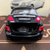 [OEM] 1:18 Toyota 2014 Corolla 10th Black Model Car Die-Cast