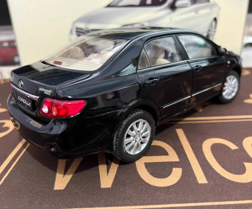 [OEM] 1:18 Toyota 2014 Corolla 10th Black Model Car Die-Cast