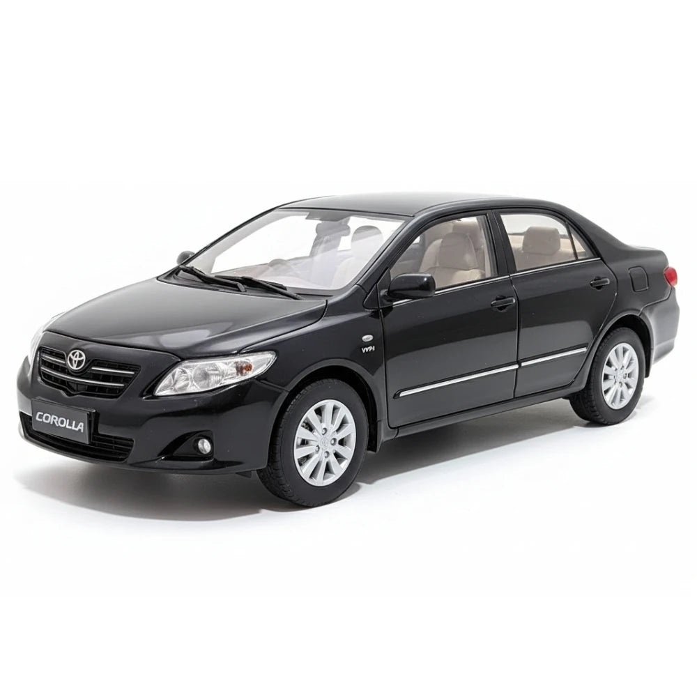 [OEM] 1:18 Toyota 2014 Corolla 10th Black Model Car Die-Cast