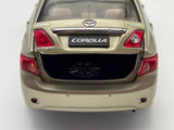 [OEM] 1:18 Toyota 2014 Corolla 10th Gold Model Car Die-Cast