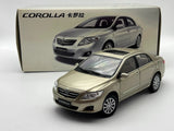 [OEM] 1:18 Toyota 2014 Corolla 10th Gold Model Car Die-Cast