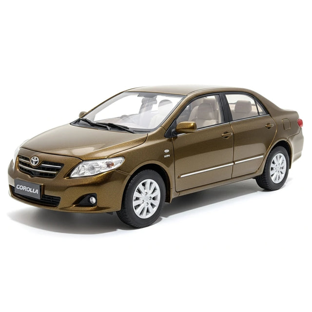 [OEM] 1:18 Toyota 2014 Corolla 10th Gold Model Car Die-Cast