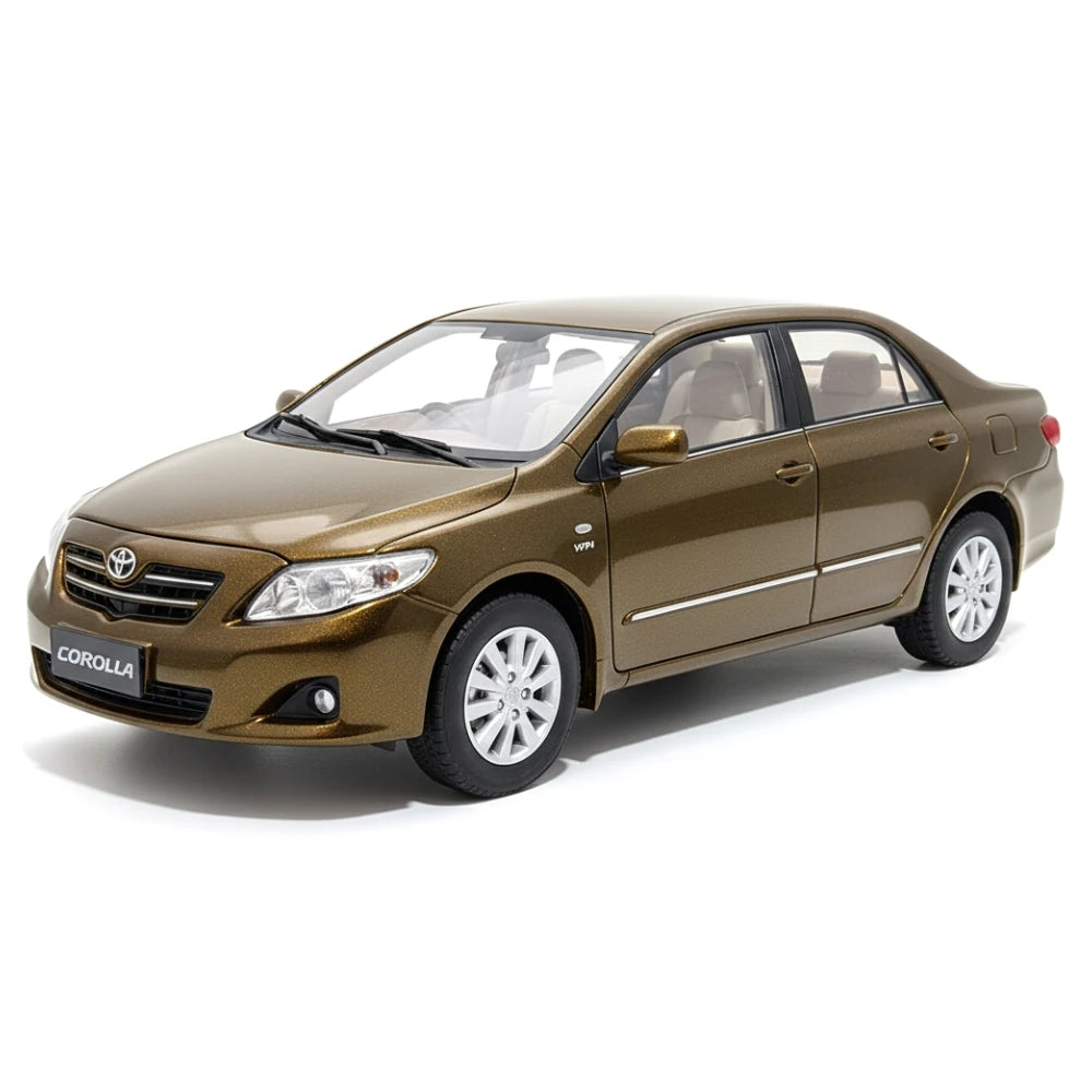 [OEM] 1:18 Toyota 2014 Corolla 10th Gold Model Car Die-Cast