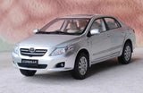 [OEM] 1:18 Toyota 2014 Corolla 10th Silver Model Car Die-Cast