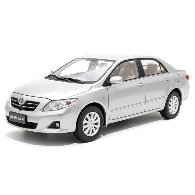 [OEM] 1:18 Toyota 2014 Corolla 10th Silver Model Car Die-Cast