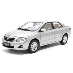 [OEM] 1:18 Toyota 2014 Corolla 10th argento modellino di auto Die-Cast