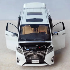 [OEM] 1:18 Toyota 2015 Alphard bianco modellino di auto Die-Cast