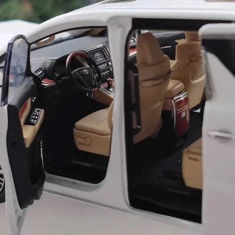 [OEM] 1:18 Toyota 2015 Alphard White Model Car Die-Cast