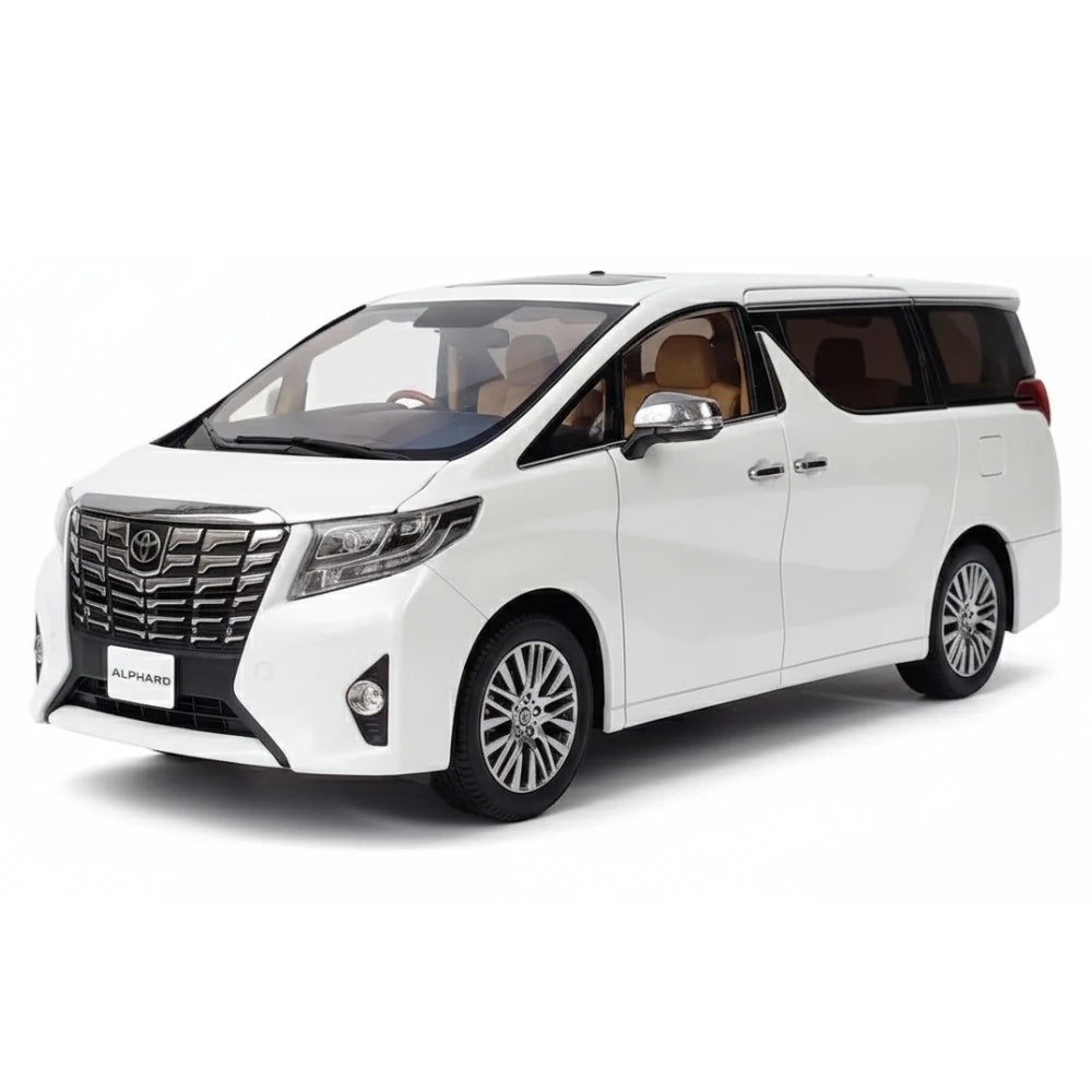 [OEM] 1:18 Toyota 2015 Alphard bianco modellino di auto Die-Cast