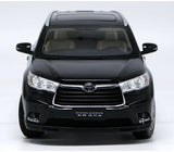 [OEM] 1:18 Toyota 2015 Highlander zwart modelauto Die-Cast