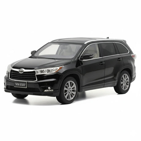 [OEM] 1:18 Toyota 2015 Highlander svart modellbil Die-Cast