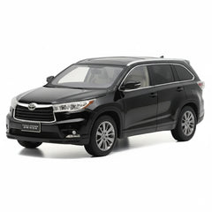 [OEM] 1:18 Toyota 2015 Highlander nero modellino di auto Die-Cast