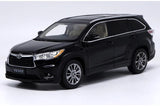 [OEM] 1:18 Toyota 2015 Highlander zwart modelauto Die-Cast