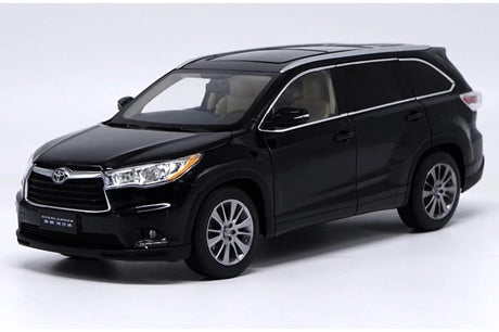[OEM] 1:18 Toyota 2015 Highlander svart modellbil Die-Cast