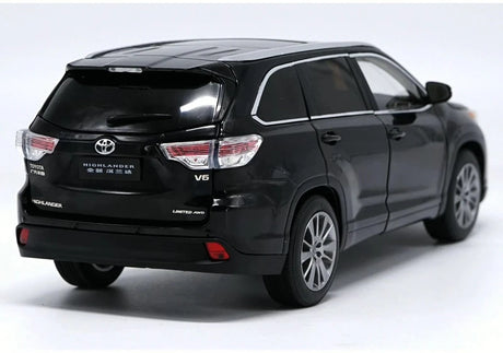 [OEM] 1:18 Toyota 2015 Highlander svart modellbil Die-Cast