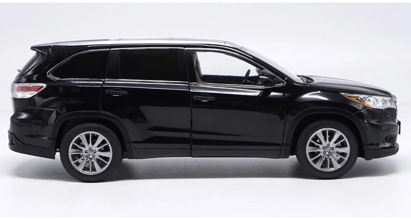 [OEM] 1:18 Toyota 2015 Highlander nero modellino di auto Die-Cast