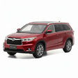 [OEM] 1:18 Toyota 2015 Highlander Red Model Car Die-Cast