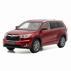 [OEM] 1:18 Toyota 2015 Highlander Red Model Car Die-Cast