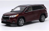 [OEM] 1:18 Toyota 2015 Highlander Red Model Car Die-Cast