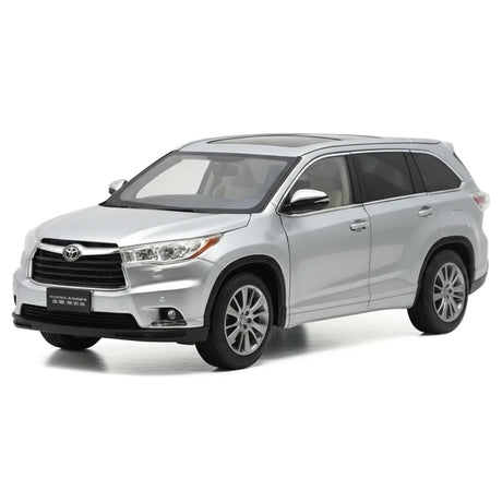 [OEM] 1:18 Toyota 2015 Highlander Silver Model Car Die-Cast