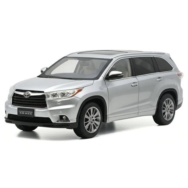 [OEM] 1:18 Toyota 2015 Highlander Silver Model Car Die-Cast