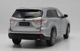 [OEM] 1:18 Toyota 2015 Highlander Silver Model Car Die-Cast