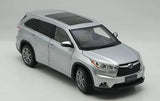 [OEM] 1:18 Toyota 2015 Highlander Silver Model Car Die-Cast
