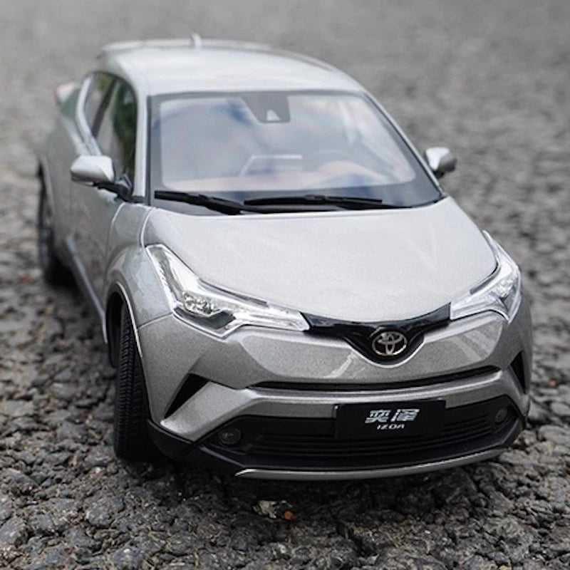 [OEM] 1:18 Toyota 2017 C-HR grigio modellino di auto Die-Cast