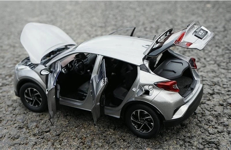 [OEM] 1:18 Toyota 2017 C-HR grigio modellino di auto Die-Cast