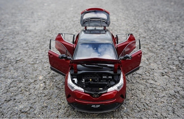 [OEM] 1:18 Toyota 2017 C-HR Red Model Car Die-Cast