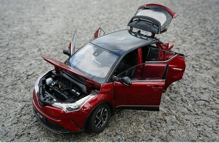 [OEM] 1:18 Toyota 2017 C-HR Red Model Car Die-Cast
