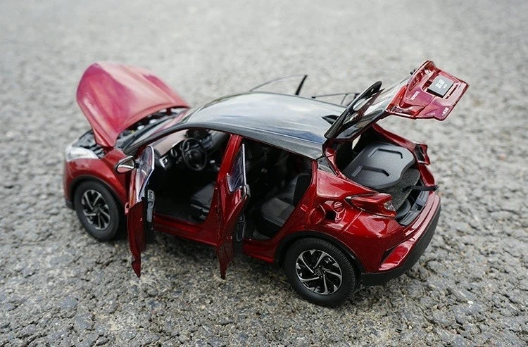 [OEM] 1:18 Toyota 2017 C-HR Red Model Car Die-Cast