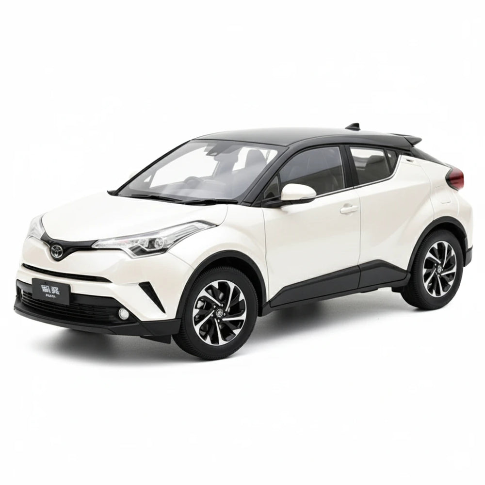 [OEM] 1:18 Toyota 2017 C-HR White Model Car Die-Cast
