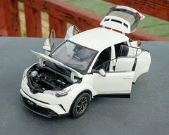 [OEM] 1:18 Toyota 2017 C-HR White Model Car Die-Cast