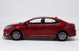 [OEM] 1:18 Toyota 2017 Corolla Hybrid rouge voiture miniature Die-Cast