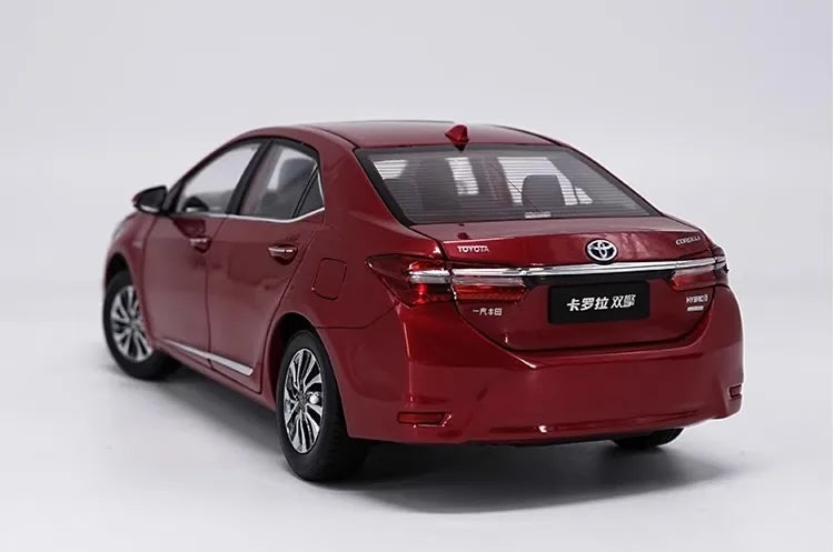 [OEM] 1:18 Toyota 2017 Corolla Hybrid rouge voiture miniature Die-Cast