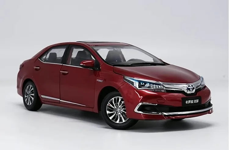 [OEM] 1:18 Toyota 2017 Corolla Hybrid Red Model Car Die-Cast