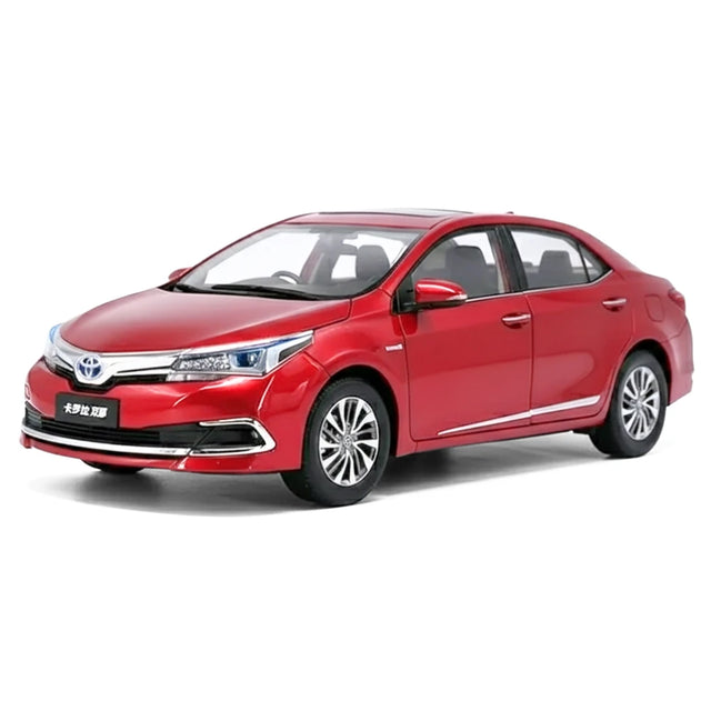 [OEM] 1:18 Toyota 2017 Corolla Hybrid rouge voiture miniature Die-Cast